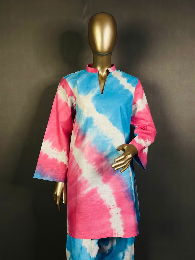 SHIBORI Cotton Kurta Set for women with beautiful print | Summer Kurta set