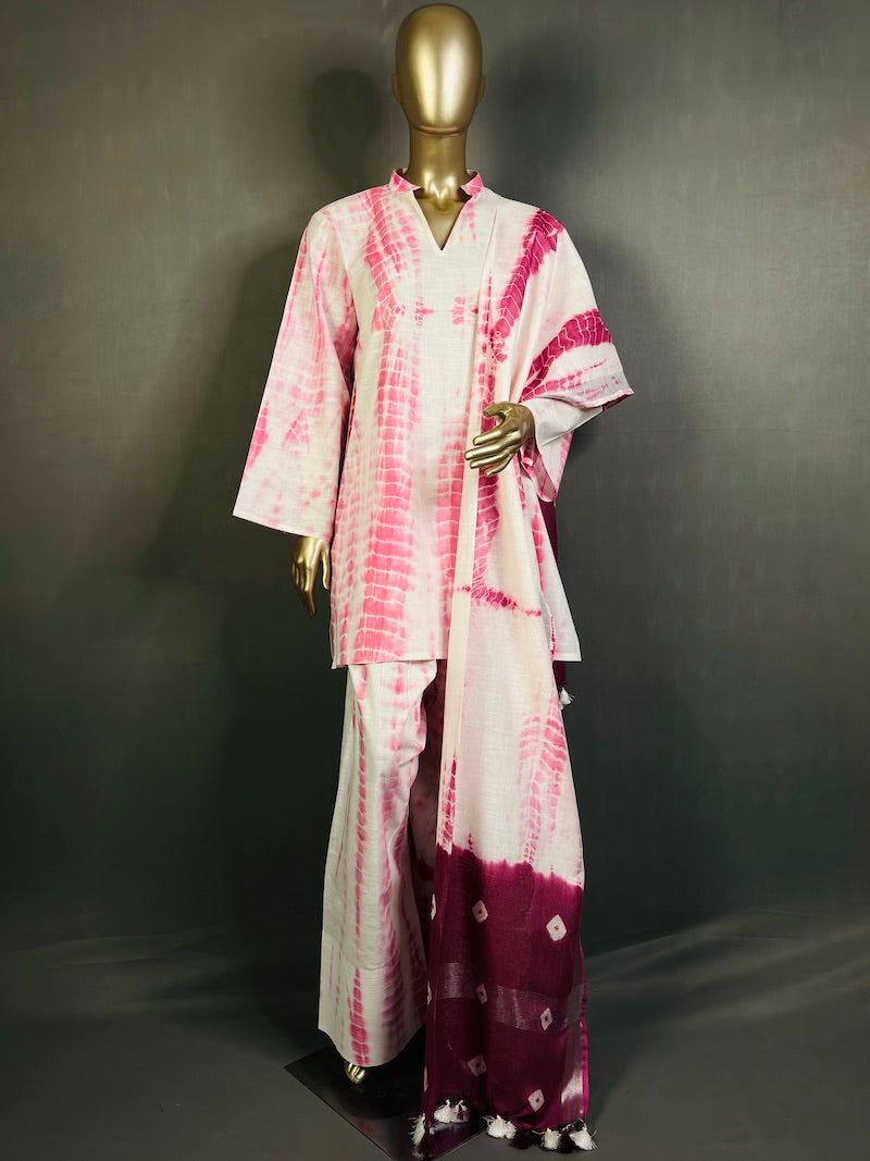 SHIBORI Cotton Kurta Set for women with beautiful print | Summer Kurta set