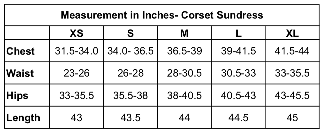 Corset Sun Dress - A Timeless Blend of Elegance and Charm
