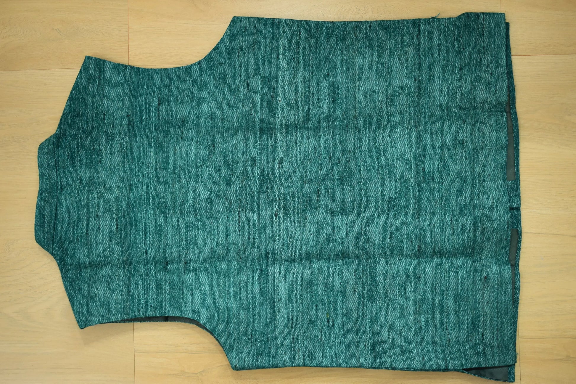 Handloom 100% pure Katiya Silk Men's GreenJacket | Vest | Men Traditional wear kihums clothing