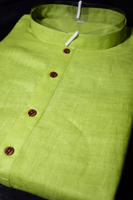 Handloom Men's Kurta | Handloom Pure Linen | Men Traditional wear kihums clothing