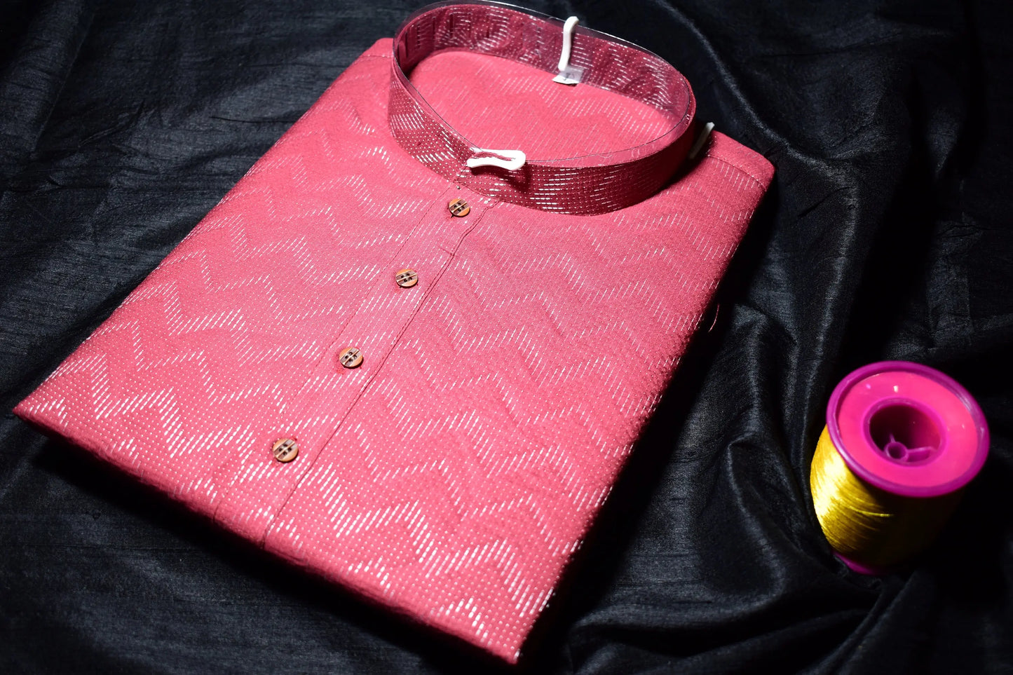 Wine Handloom Men's Kurta | Viscose Silk | Men Traditional wear kihums clothing