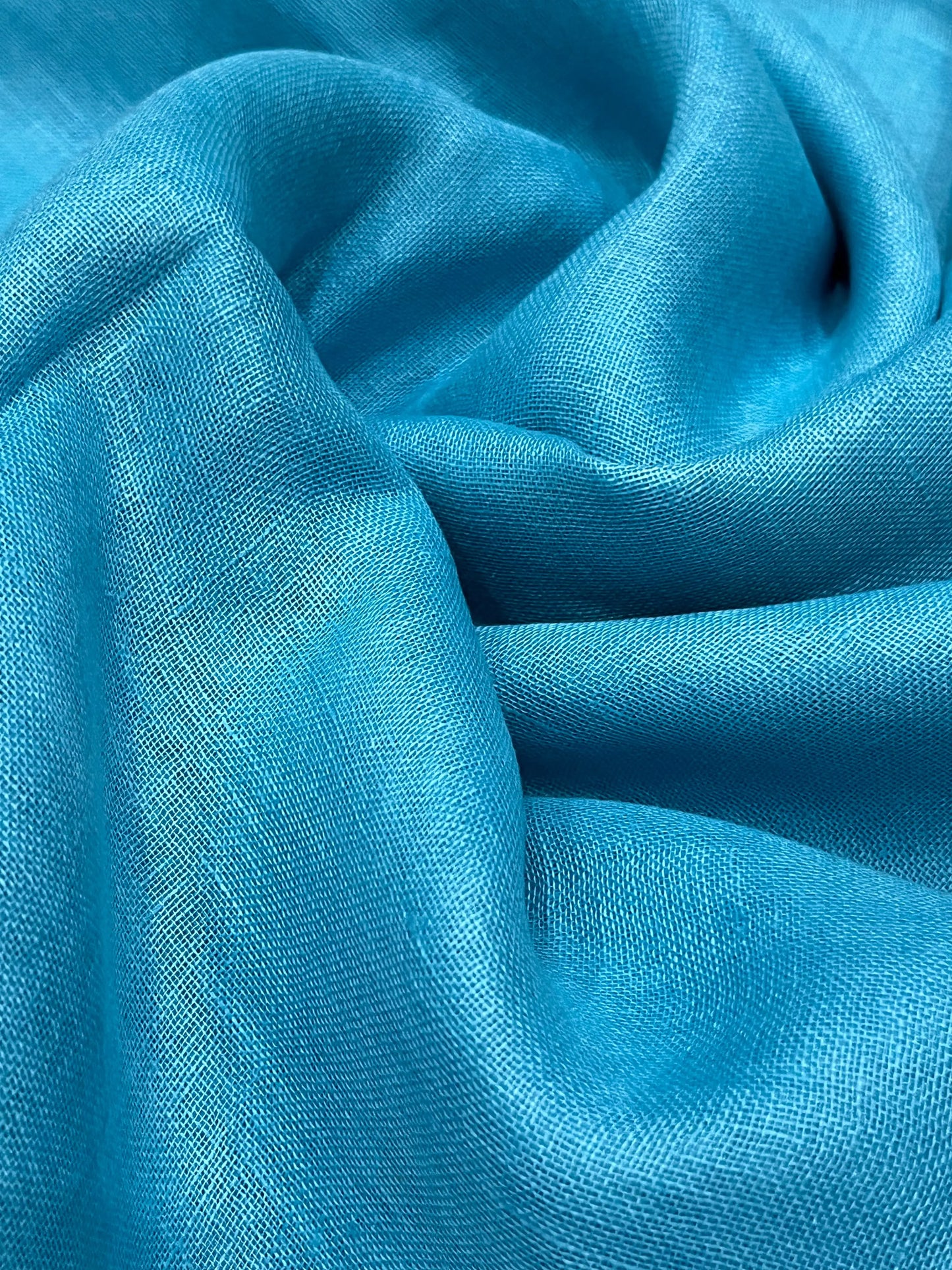 Blue Handwoven organic Linen Saree | Gold zari border | KIHUMS Saree kihums clothing
