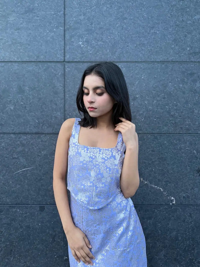 Elegant Banarsi Silk Corset tops for women kihums clothing