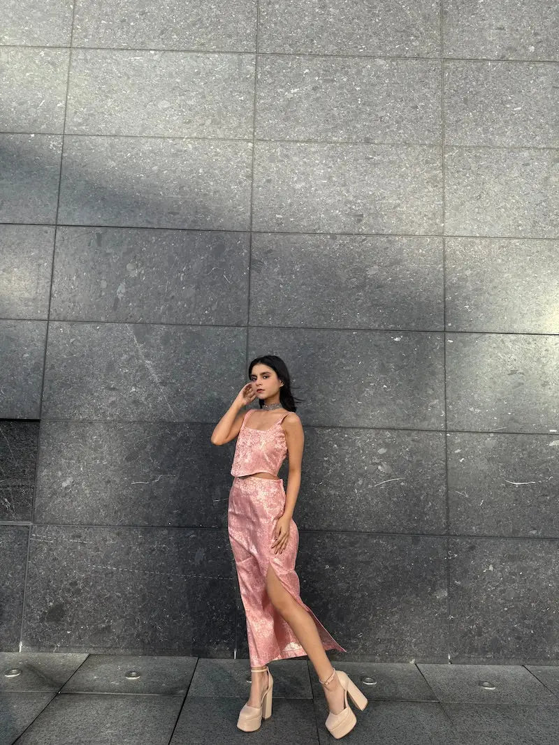 Elegant Banarsi Silk Skirt with Zari Detailing kihums clothing