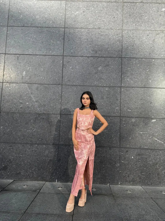 Elegant Banarsi Silk Skirt with Zari Detailing kihums clothing