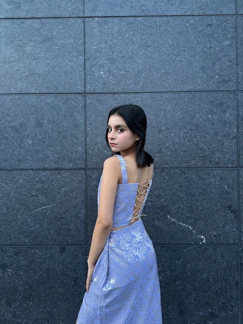 Elegant Banarsi Silk Corset tops for women kihums clothing