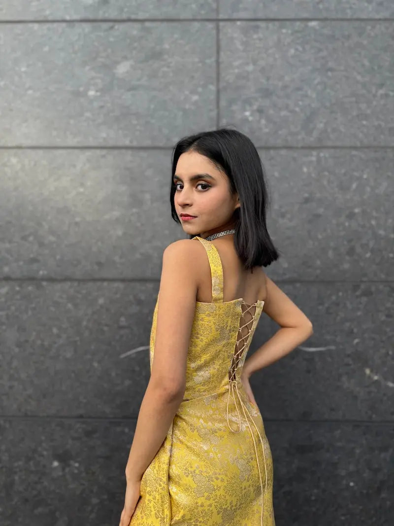 Elegant Banarsi Silk Corset tops for women kihums clothing