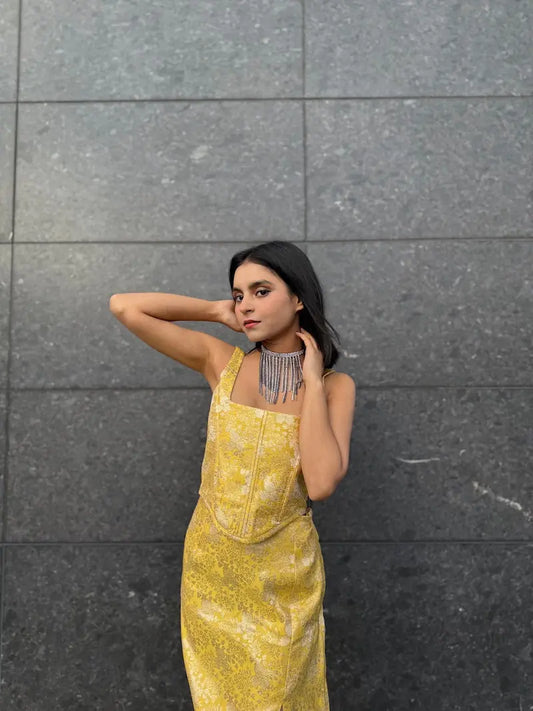 Elegant Banarsi Silk Corset tops for women kihums clothing