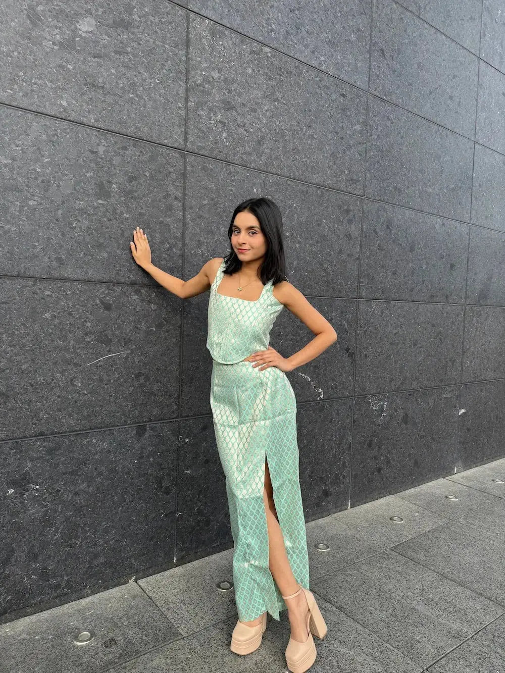 Elegant Banarsi Silk Skirt with Zari Detailing kihums clothing