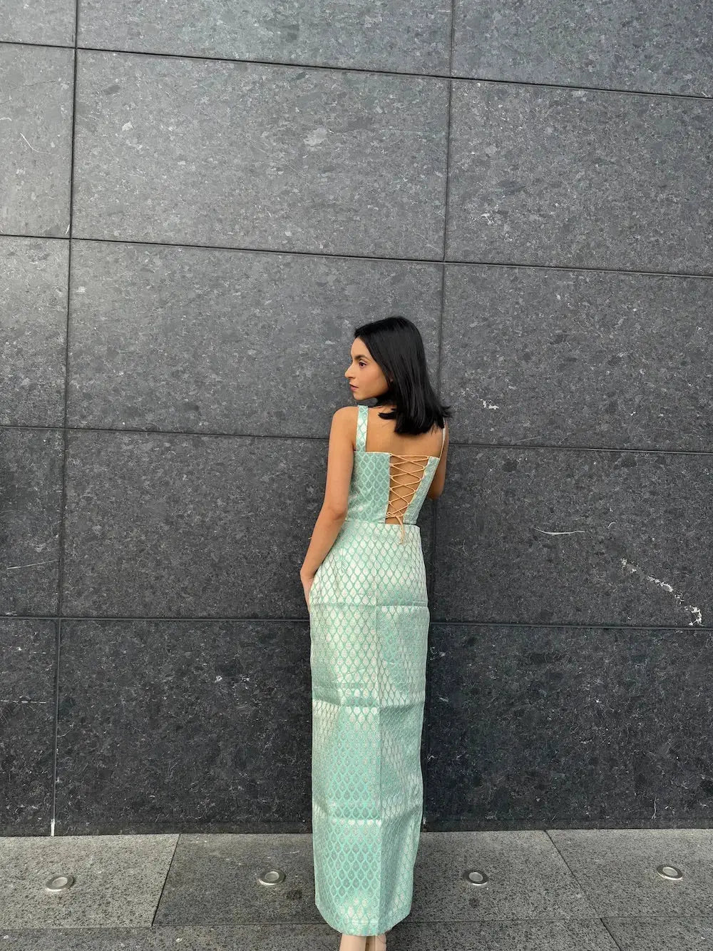 Elegant Banarsi Silk Skirt with Zari Detailing kihums clothing