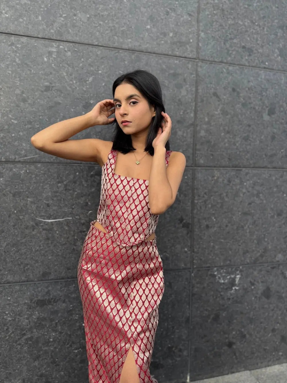 Elegant Banarsi Silk Corset tops for women kihums clothing