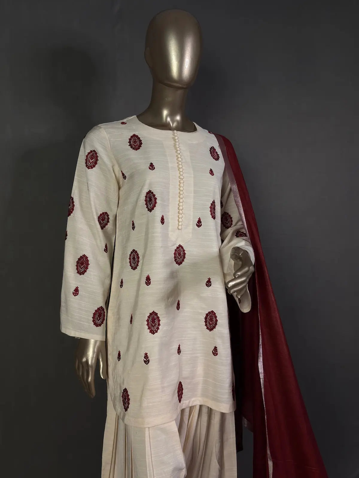 NAAZNEEN Farsi Style Pakistani Kurta Set | Embroidery work | Best Pakistani Kurta Sets for women (Copy) kihums clothing