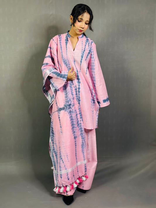 SHIBORI Cotton Kurta Set for women with beautiful print | Summer Kurta set