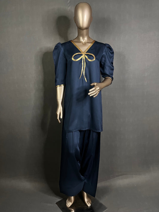 BOW Farshi Shalwar Kurta Set | Embroidery work |  Kurta Sets for women