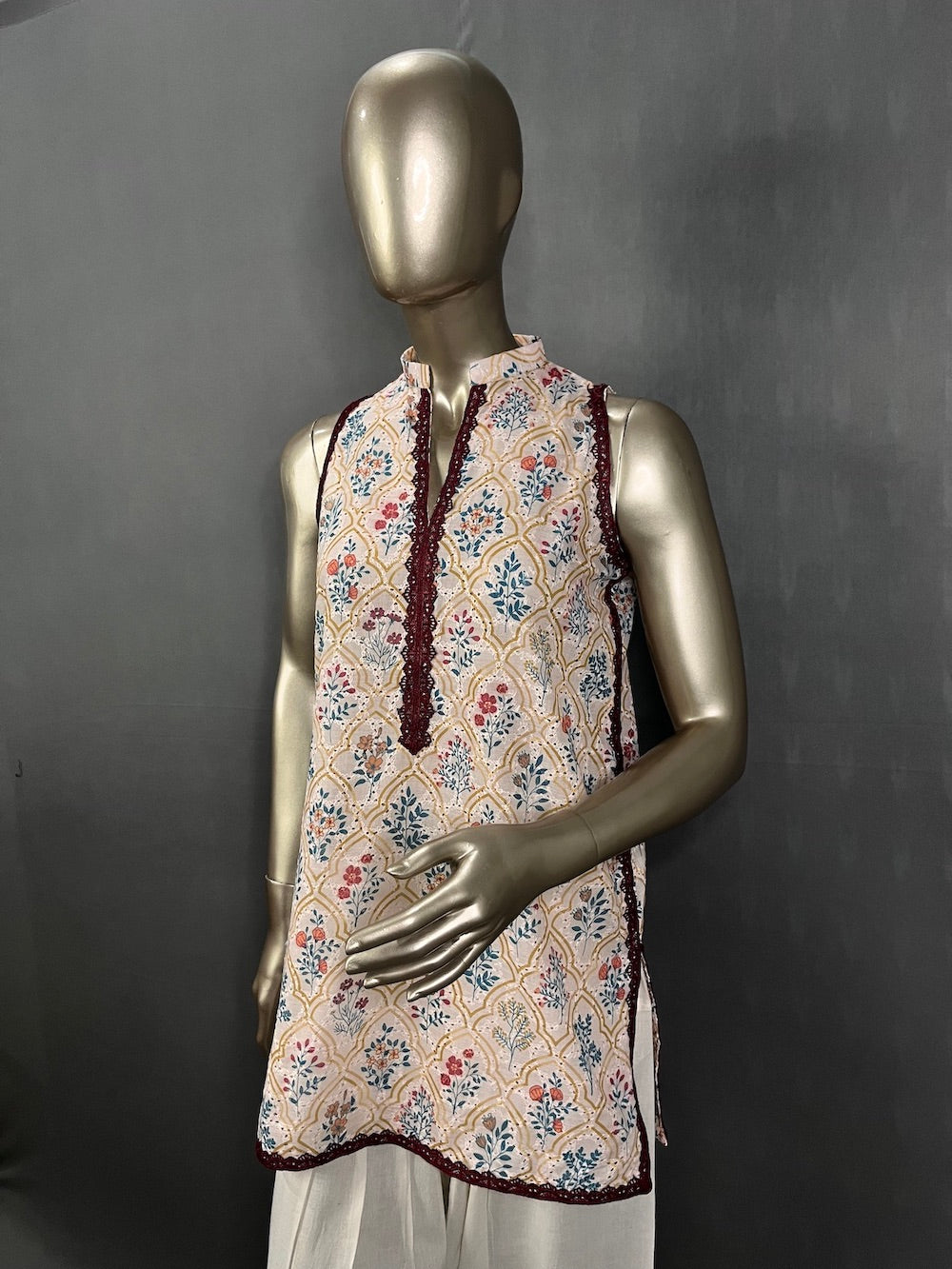 HANIA Cotton Hakoba Floral Printed Kurta Set for women | Summer Kurta set