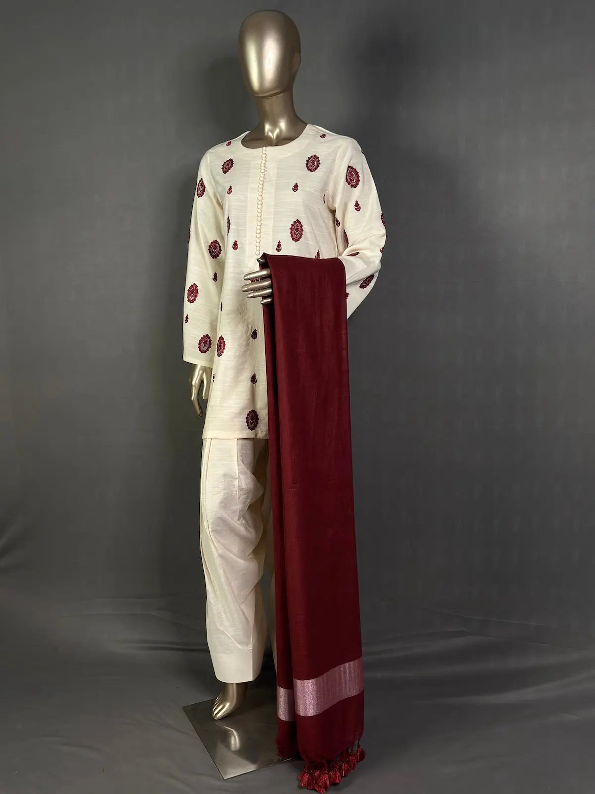 NAAZNEEN Farsi Style Pakistani Kurta Set | Embroidery work | Best Pakistani Kurta Sets for women (Copy) kihums clothing