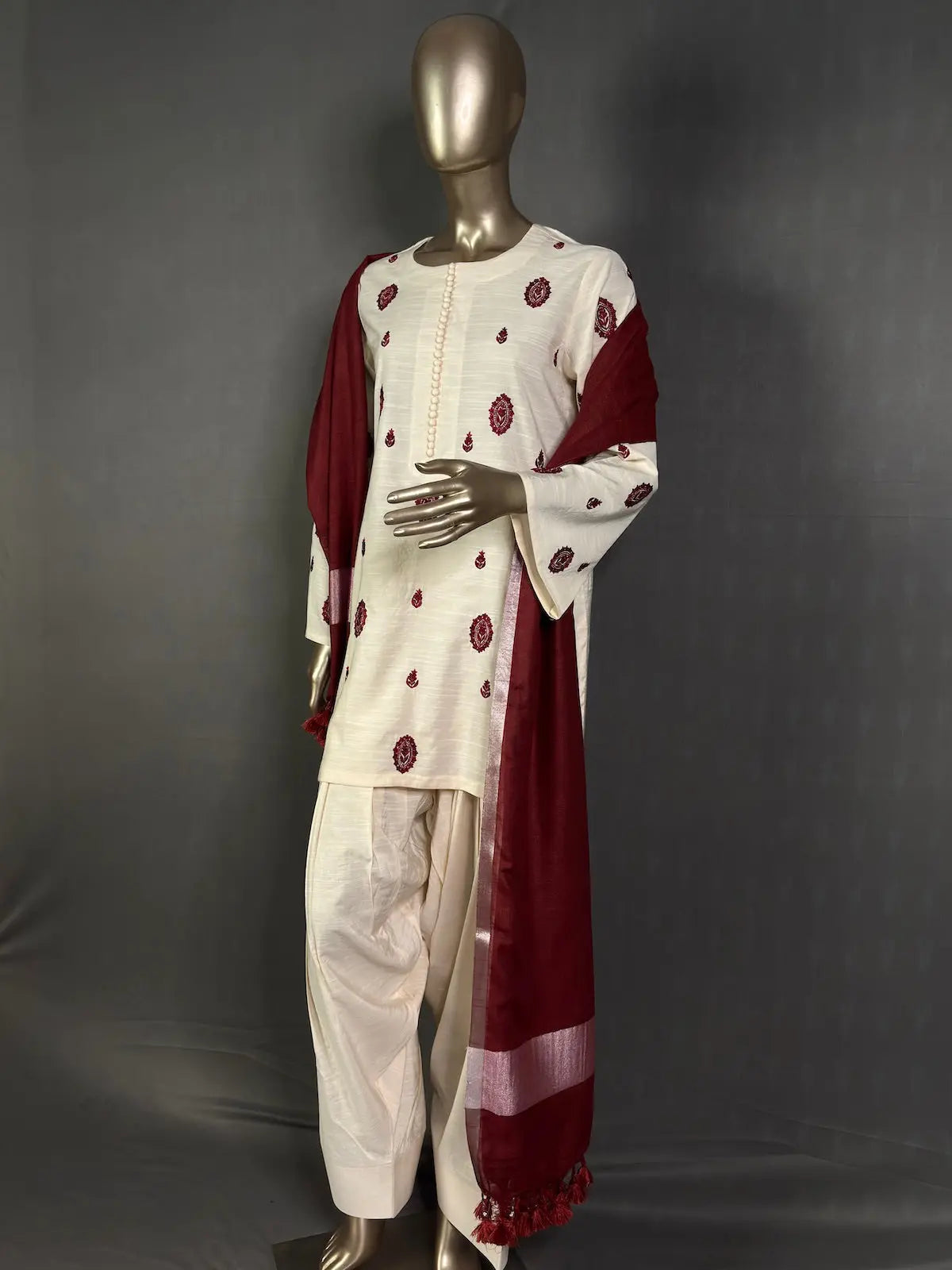 NAAZNEEN Farsi Style Pakistani Kurta Set | Embroidery work | Best Pakistani Kurta Sets for women (Copy) kihums clothing