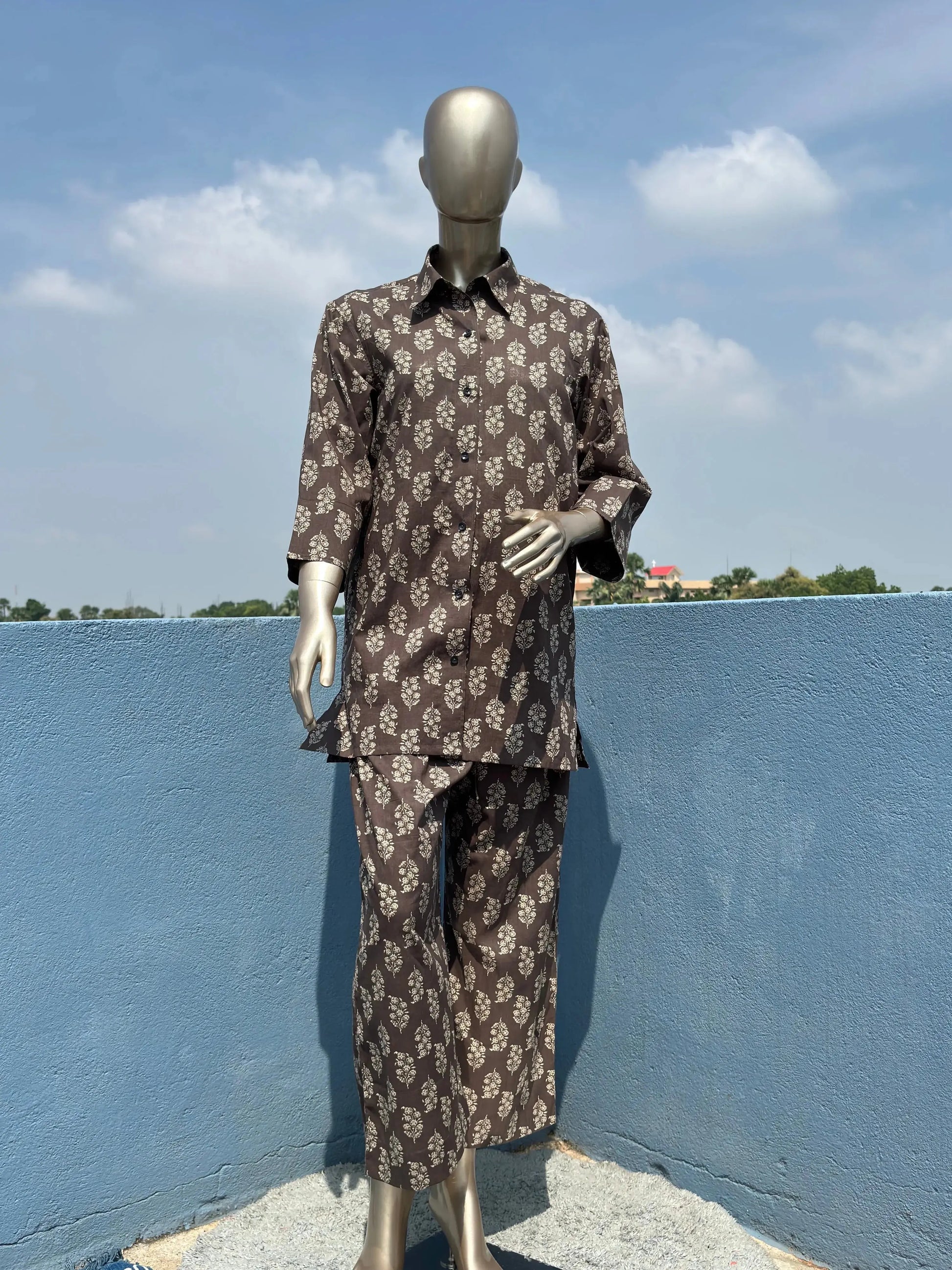 Ash Brown Co-ord Sets for Women | Stylish & Trendy Two-Piece Matching Sets kihums clothing