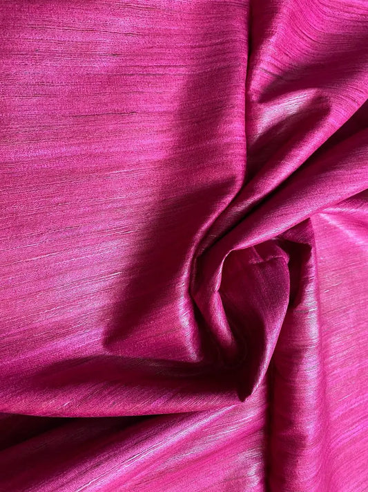 Pink Handwoven Tussar Silk Saree | KIHUMS Saree kihums clothing