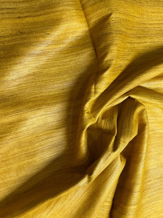 Yellow Shade Handwoven Tussar Silk Saree | KIHUMS Saree kihums clothing