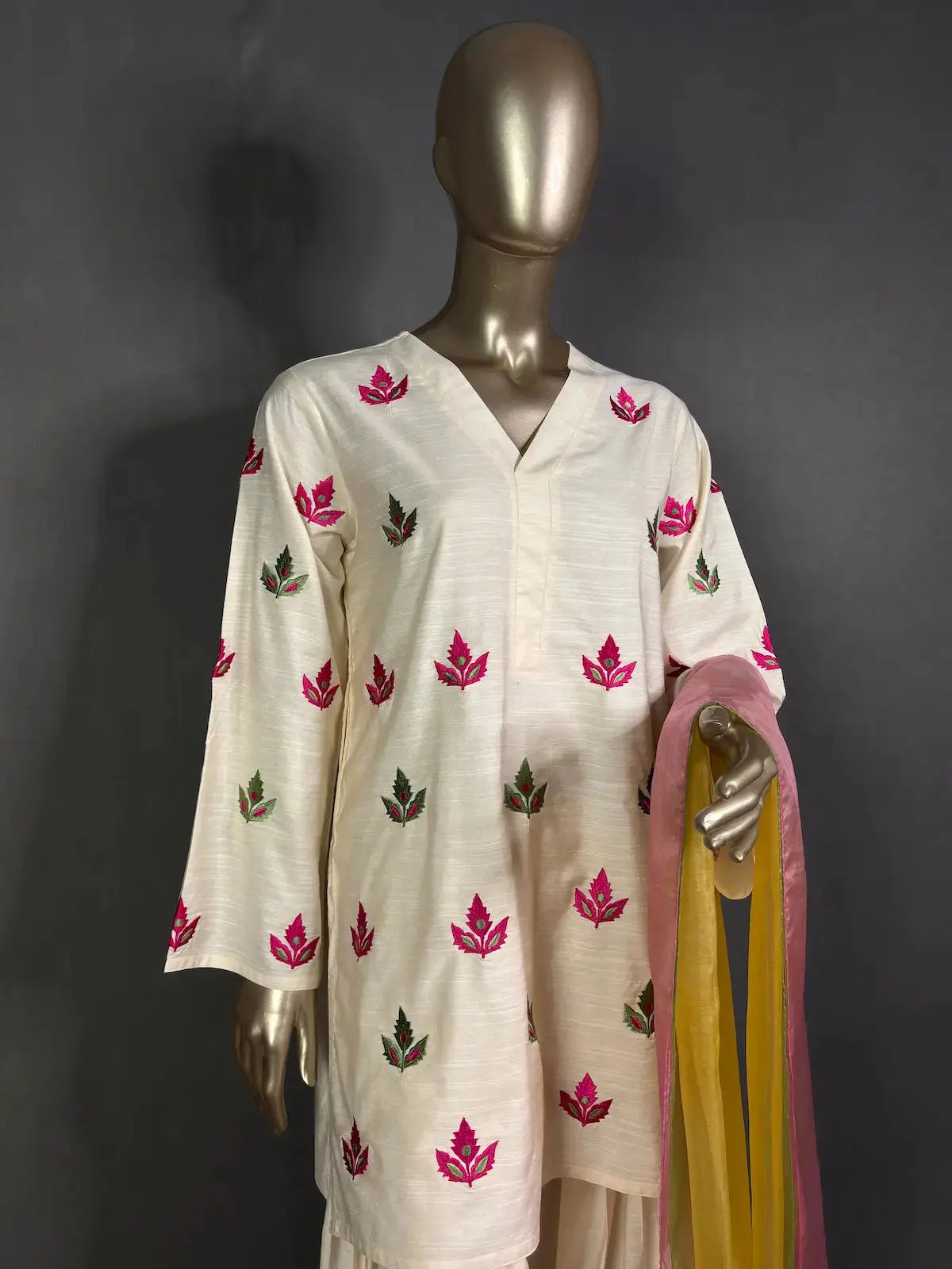 SHARJEENA Farsi Style Pakistani Kurta Set | Embroidery work | Best Pakistani Kurta Sets for women (Copy) kihums clothing