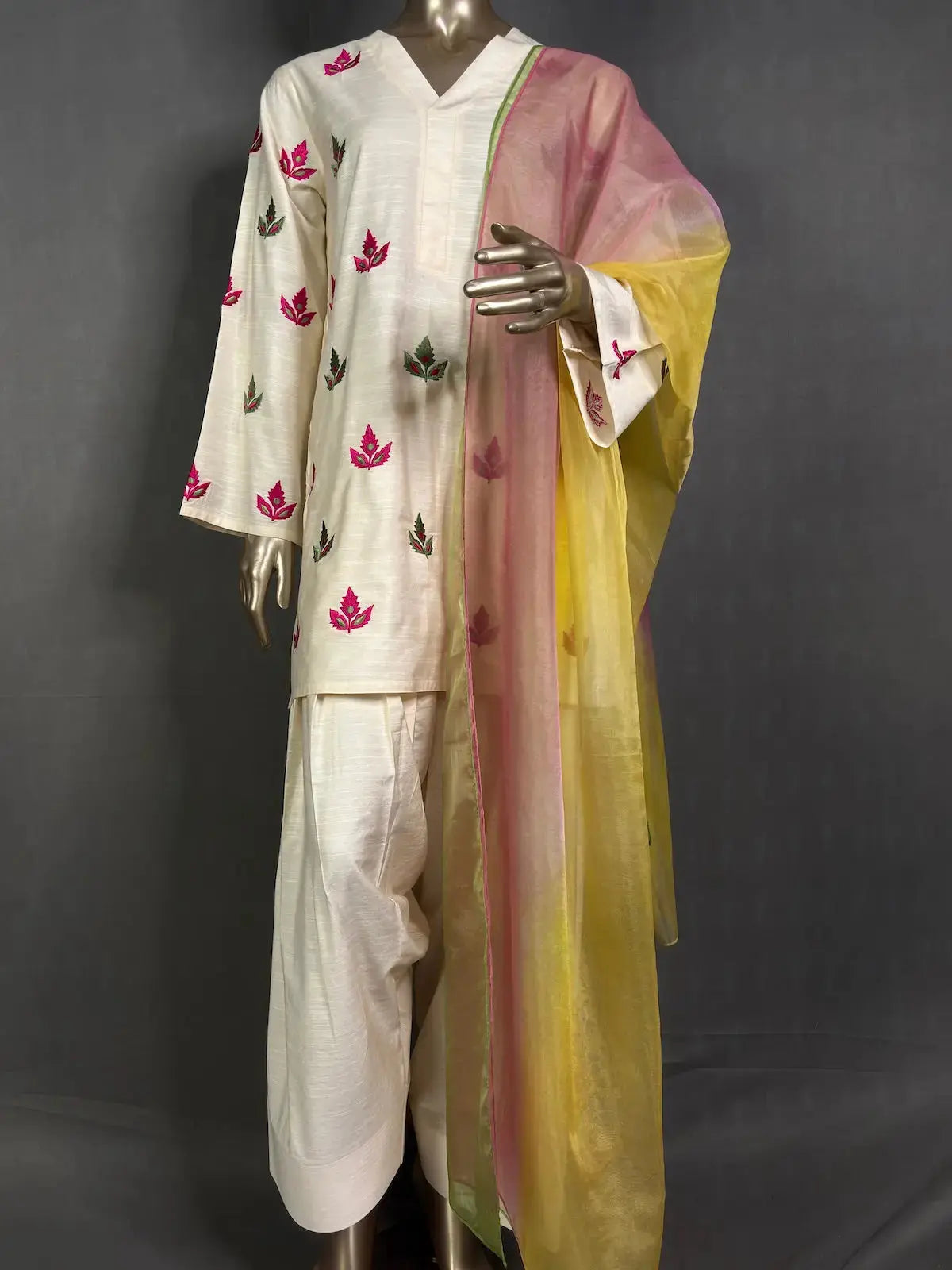 SHARJEENA Farsi Style Pakistani Kurta Set | Embroidery work | Best Pakistani Kurta Sets for women (Copy) kihums clothing