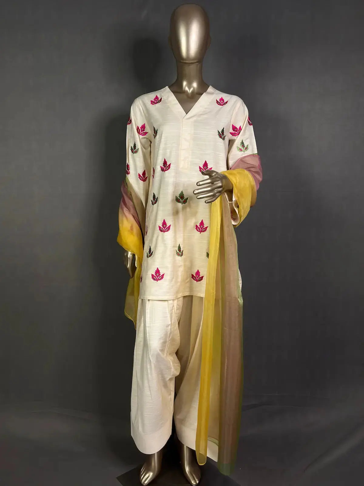 SHARJEENA Farsi Style Pakistani Kurta Set | Embroidery work | Best Pakistani Kurta Sets for women (Copy) kihums clothing
