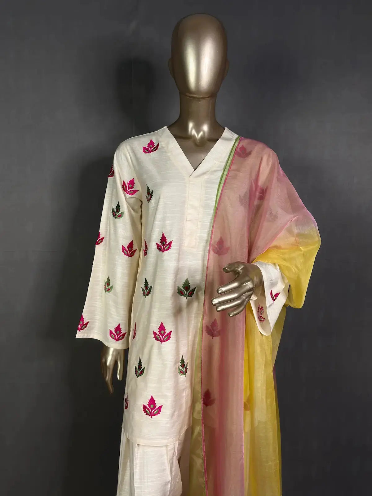 SHARJEENA Farsi Style Pakistani Kurta Set | Embroidery work | Best Pakistani Kurta Sets for women (Copy) kihums clothing