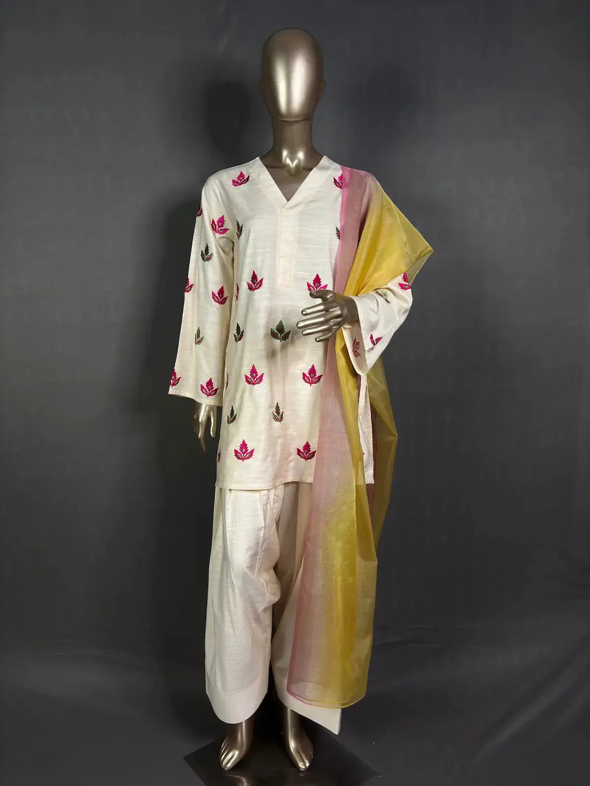 SHARJEENA Farsi Style Pakistani Kurta Set | Embroidery work | Best Pakistani Kurta Sets for women (Copy) kihums clothing