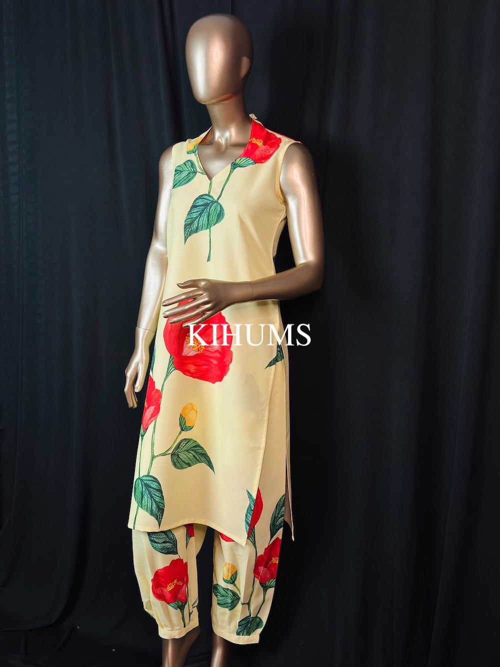 AFGHANI Kurta Set | Floral Co-ord set