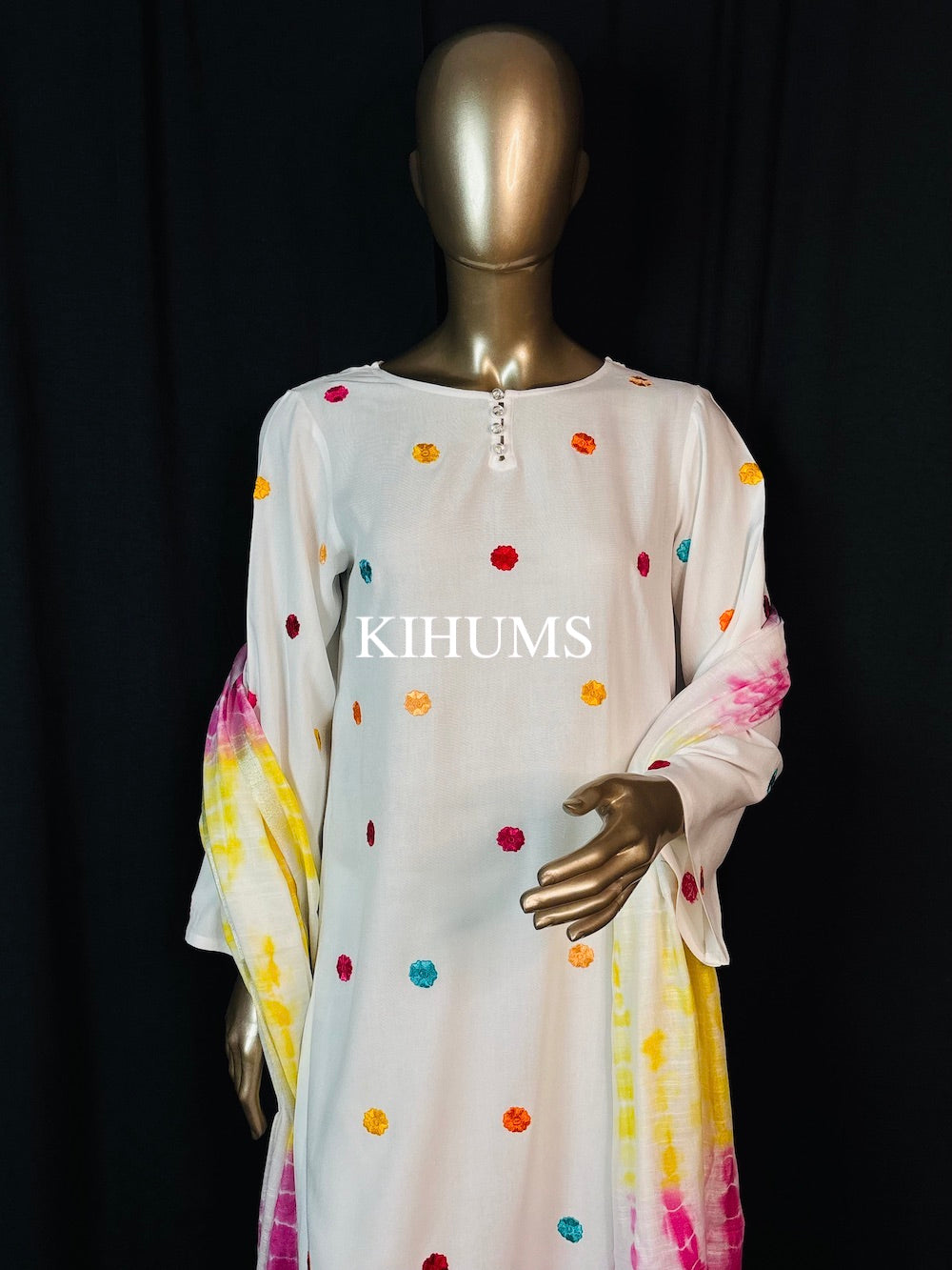 AIRA Three Piece Kurta Sets for women | Embroidery work