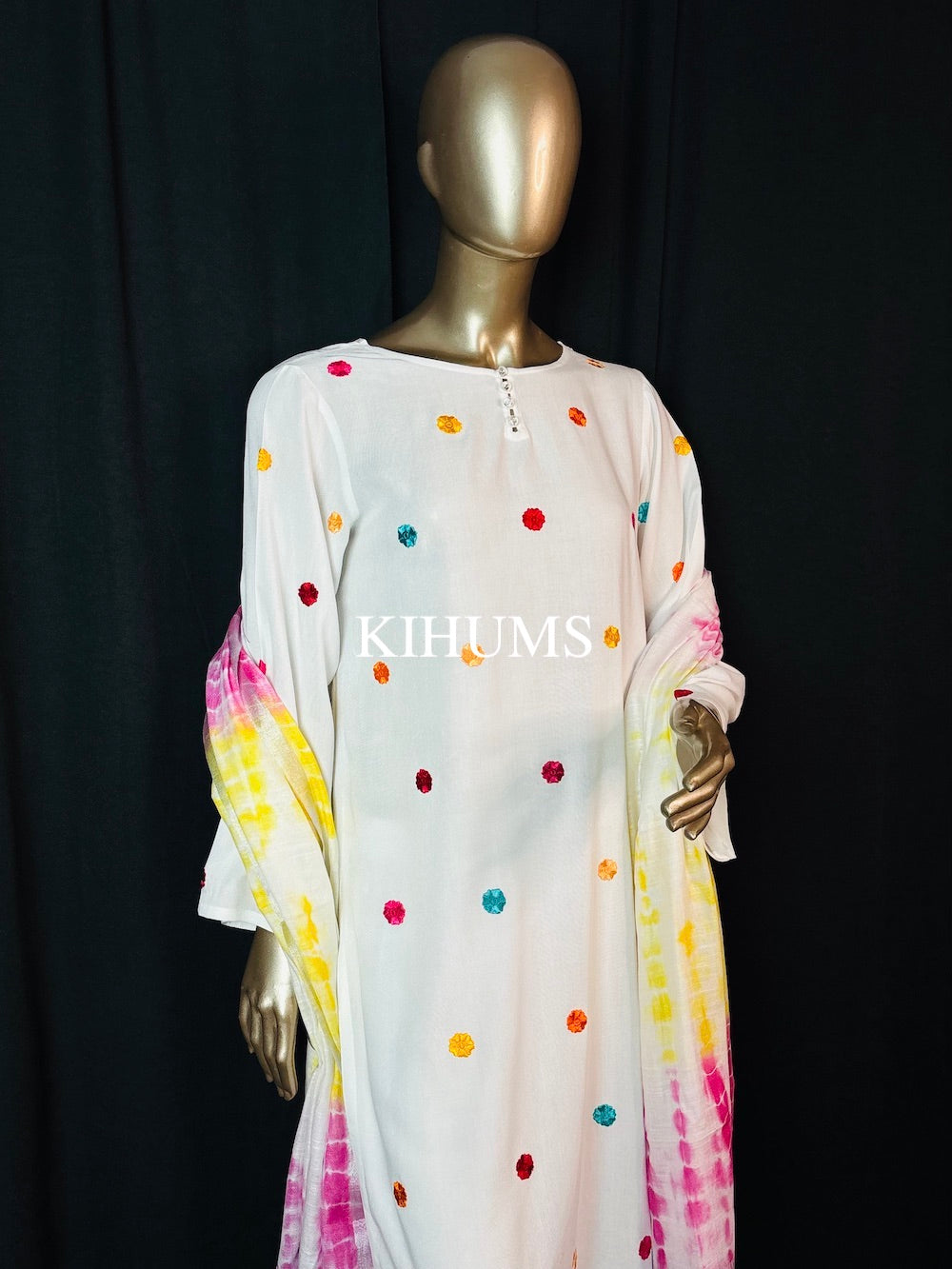 AIRA Three Piece Kurta Sets for women | Embroidery work