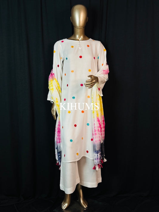 AIRA Three Piece Kurta Sets for women | Embroidery work