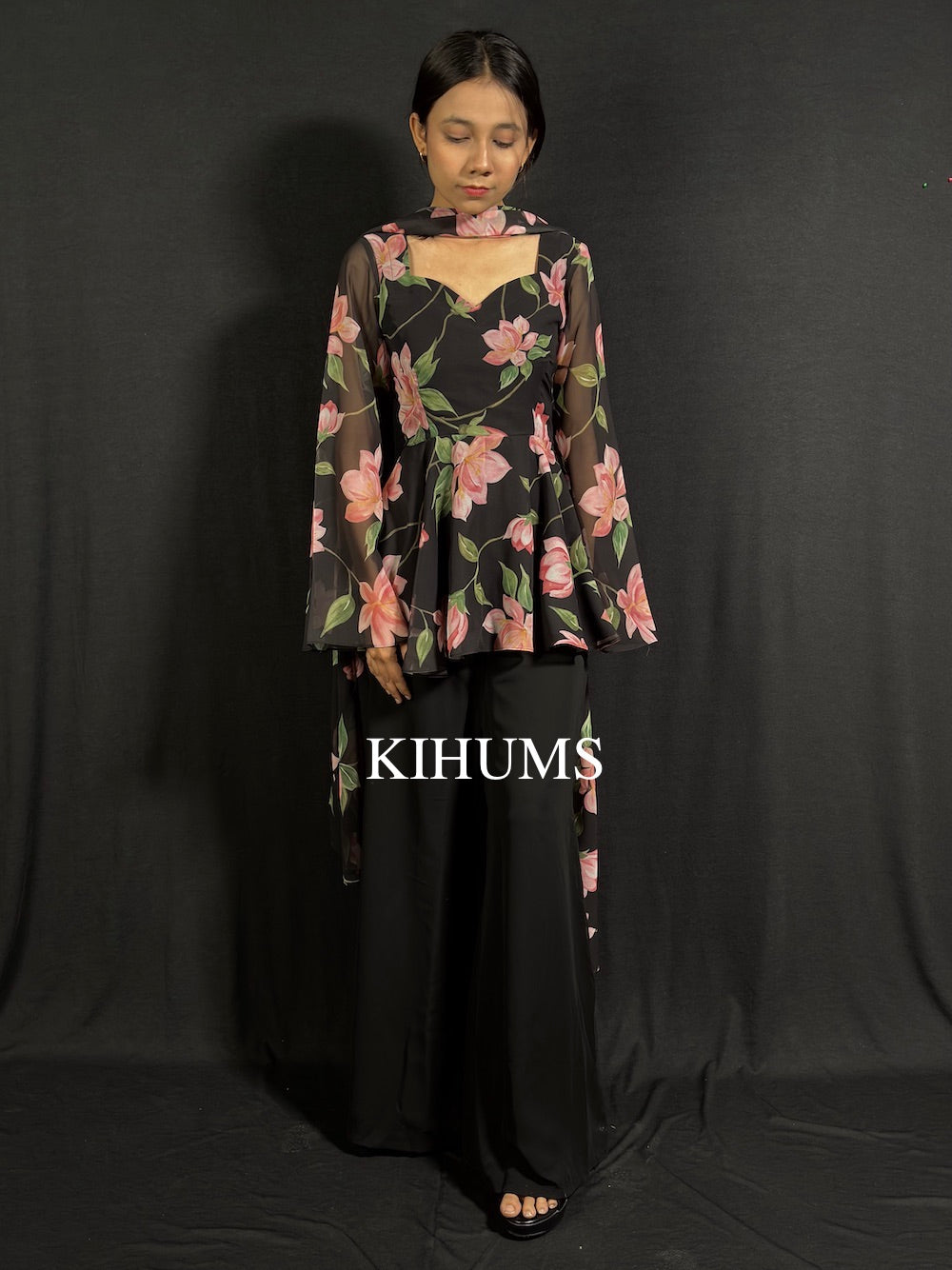 PEPLUM Corset Style Three Piece