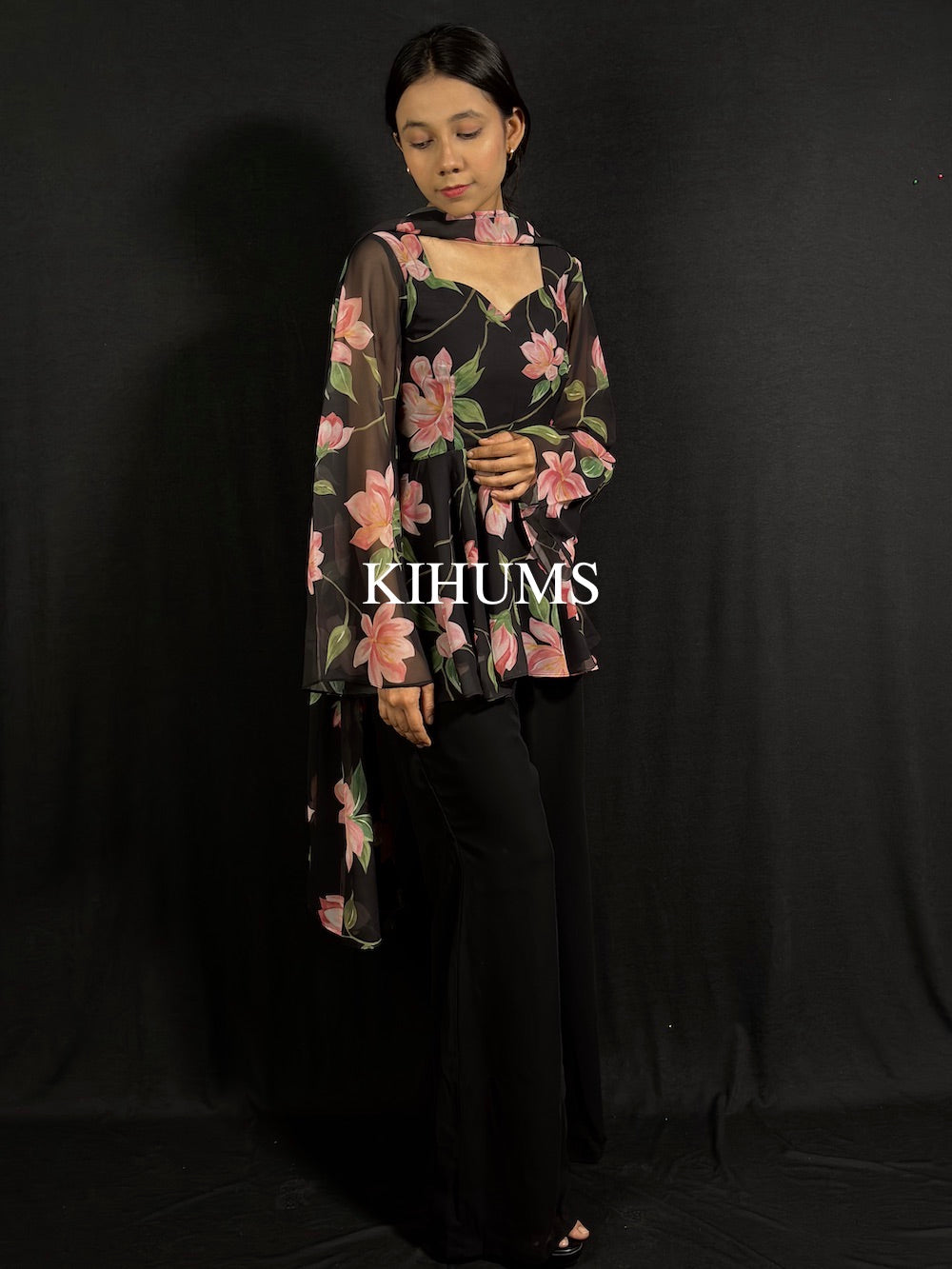 PEPLUM Corset Style Three Piece