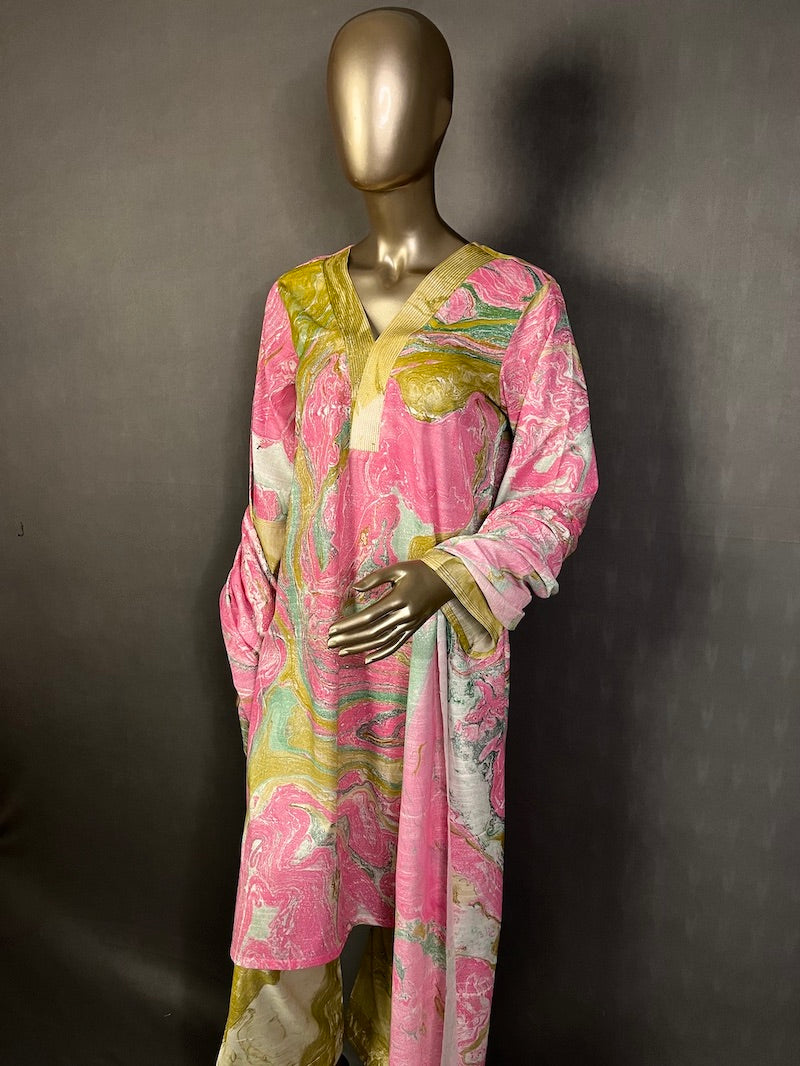 NAIRA Kurta Sets for women | Marble Print
