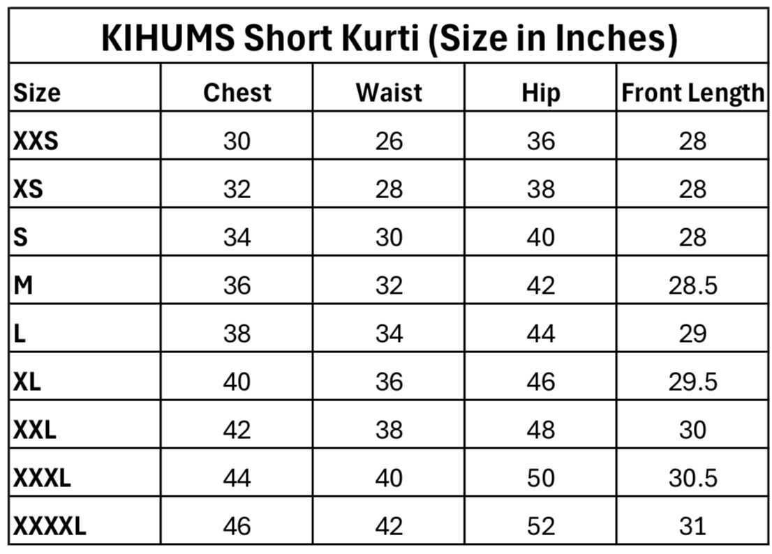 CORSET Style Short Kurti