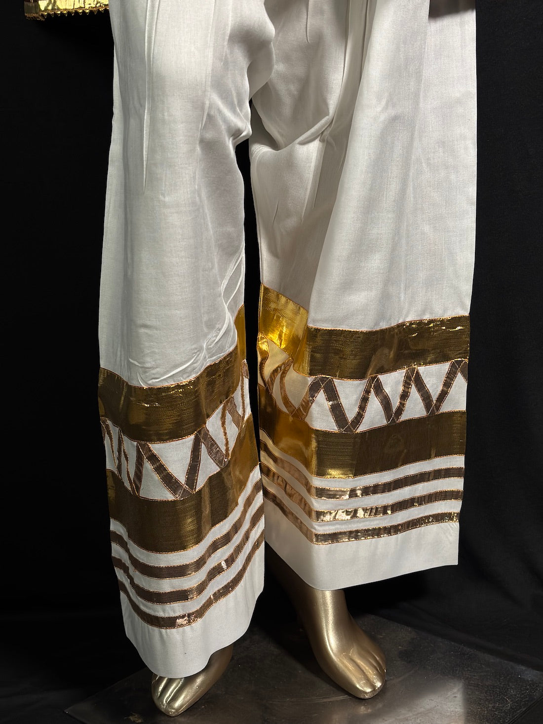 SUNEHRI Brown Gota Kurta Set