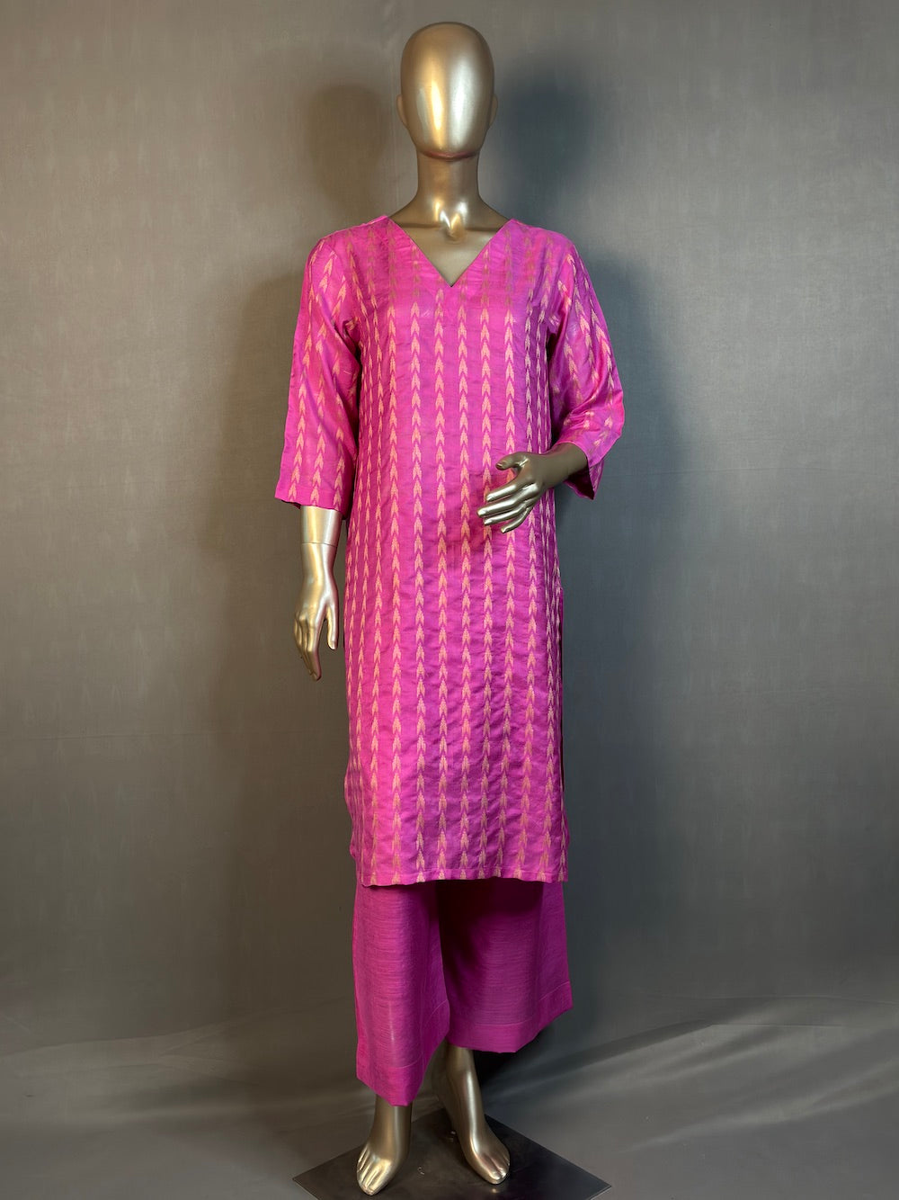 SHANAYA Three Piece Kurta Sets for women | Thread Woven Shalwar Suit
