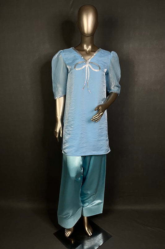 BOW Farshi Shalwar Kurta Set | Embroidery work |  Kurta Sets for women
