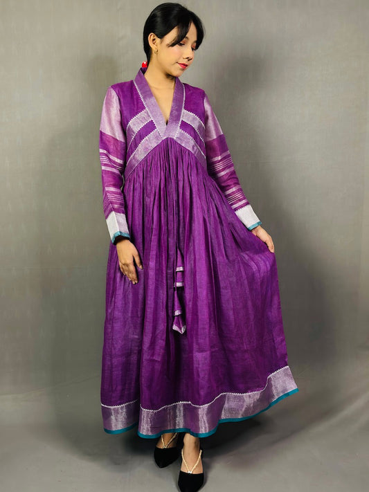 IVANKA DRESS - IN PURE LINEN FABRIC