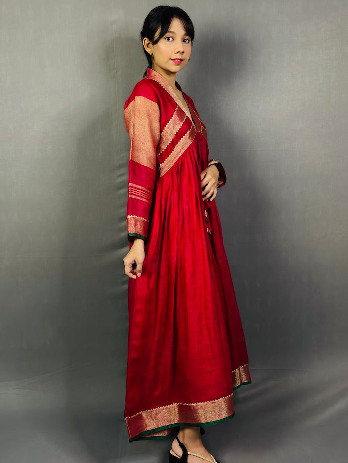 IVANKA DRESS - IN PURE LINEN FABRIC