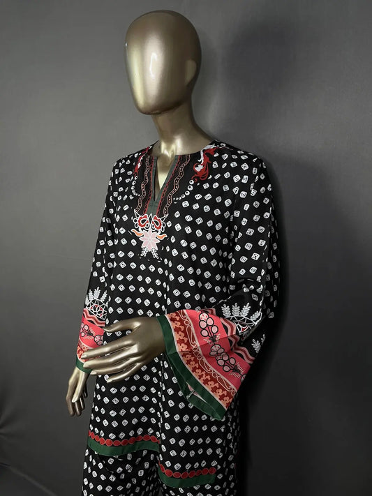 DIL WALI GALI MEIN Co-ord set for women with beautiful print | Pakistani Suit kihums clothing
