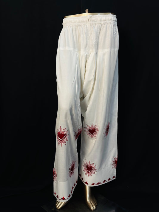 White Farshi Shalwar
