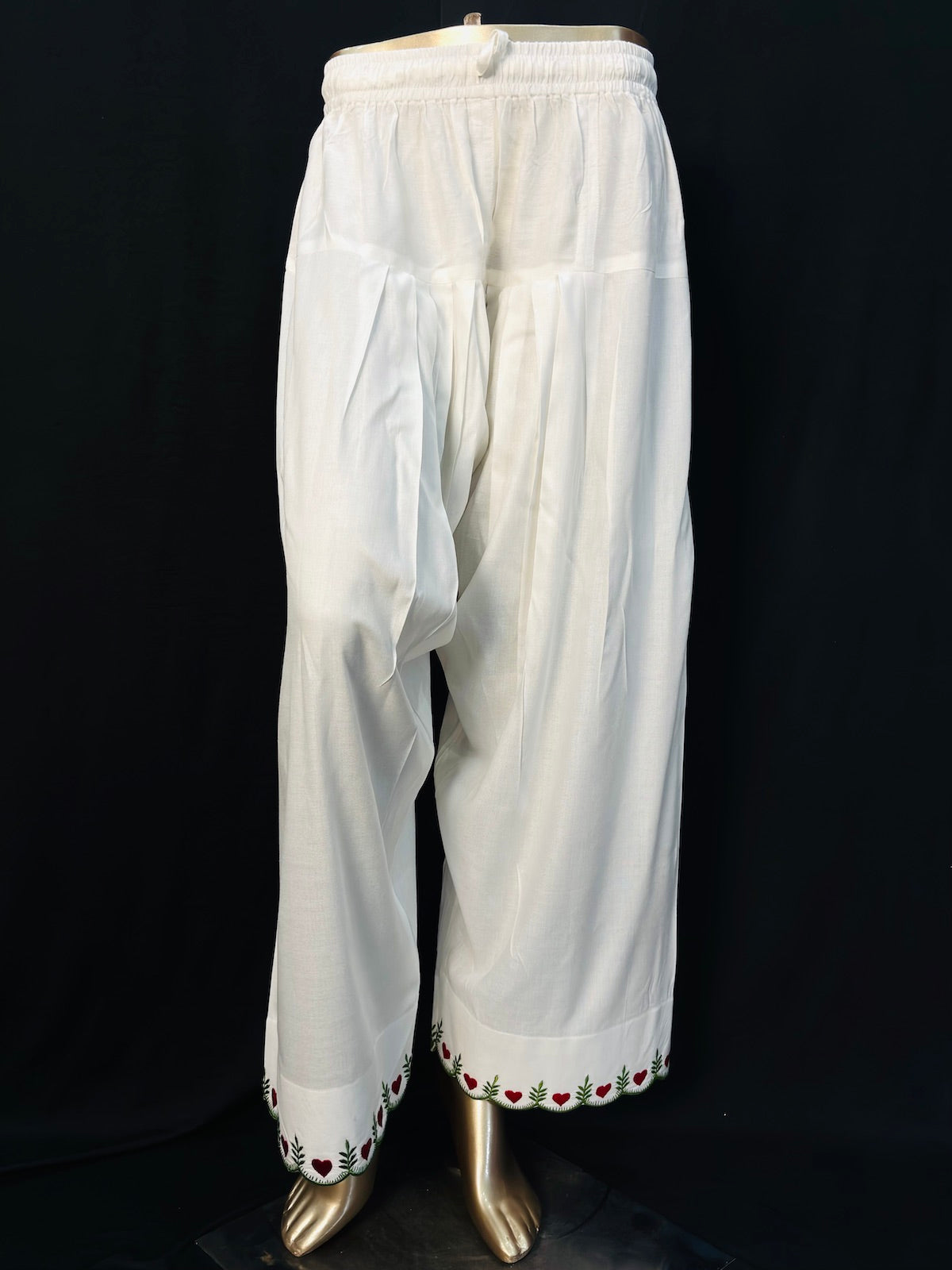 White Farshi Shalwar
