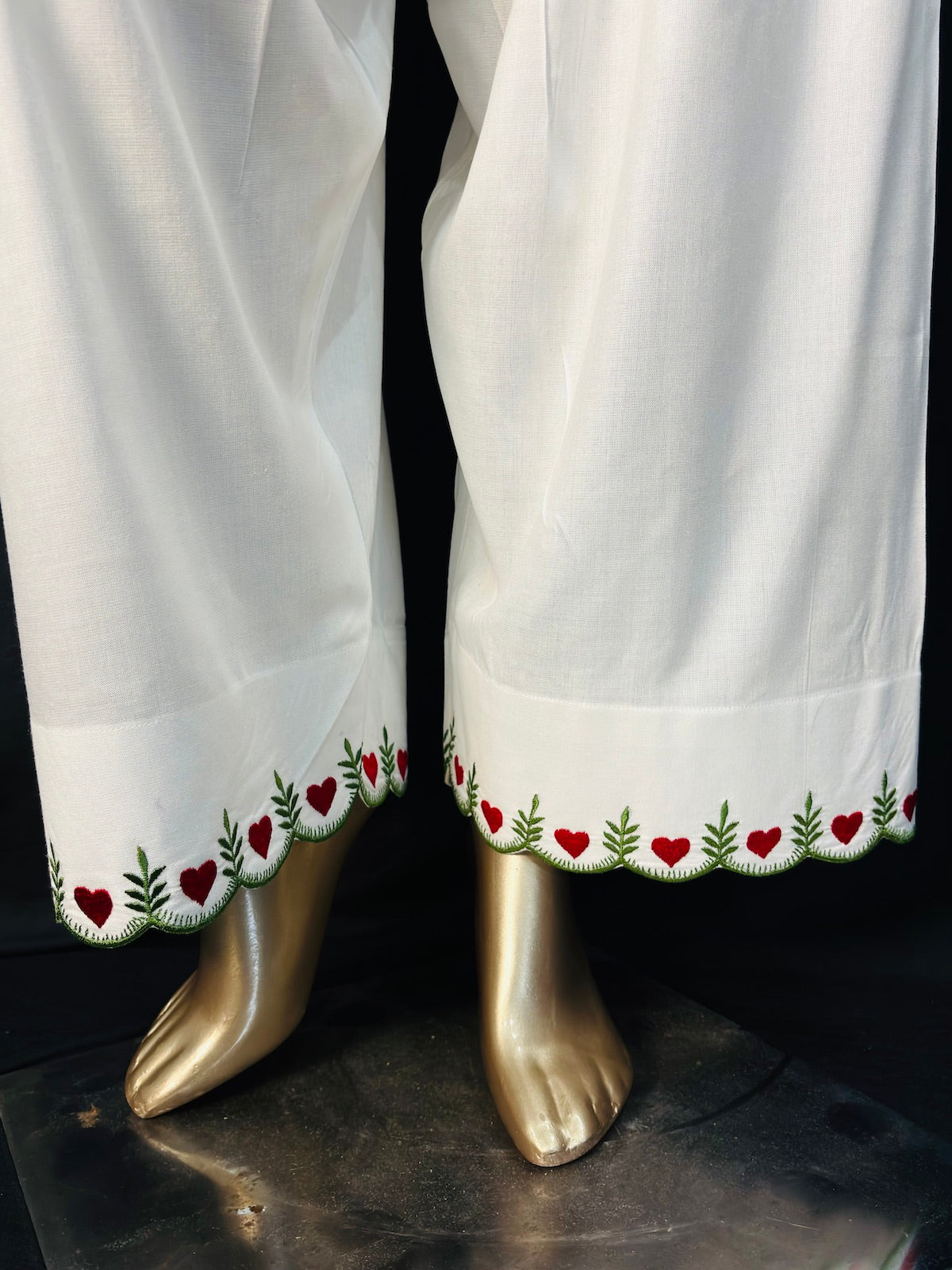 White Farshi Shalwar