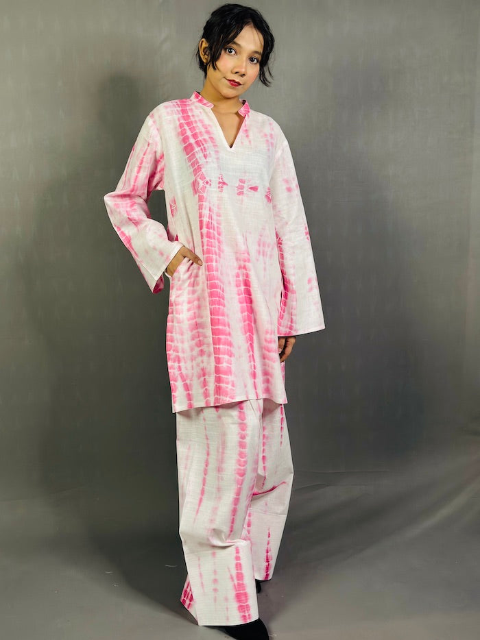 SHIBORI Cotton Kurta Set for women with beautiful print | Summer Kurta set