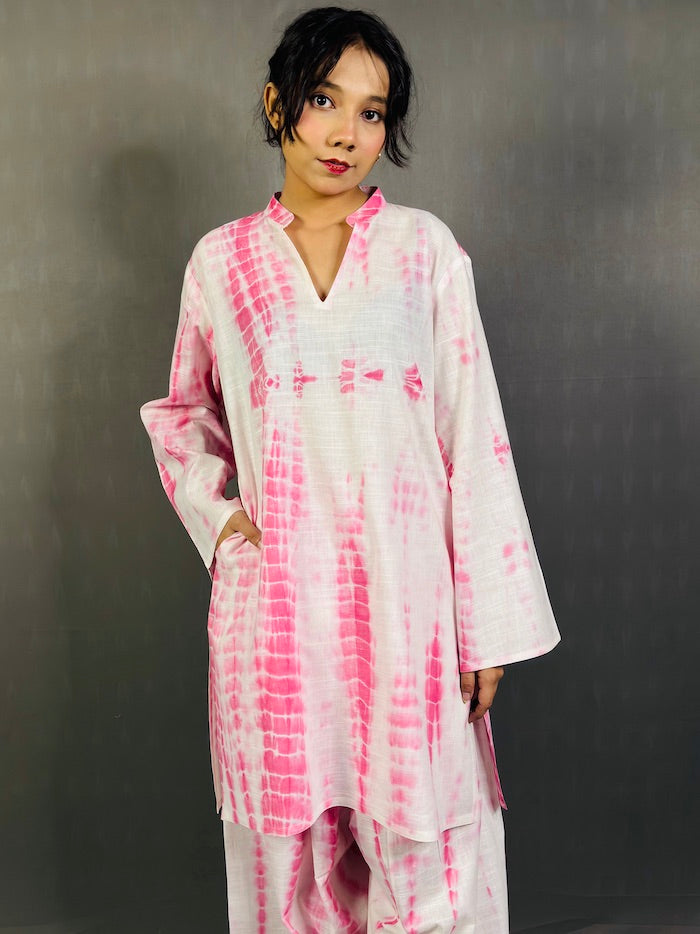SHIBORI Cotton Kurta Set for women with beautiful print | Summer Kurta set