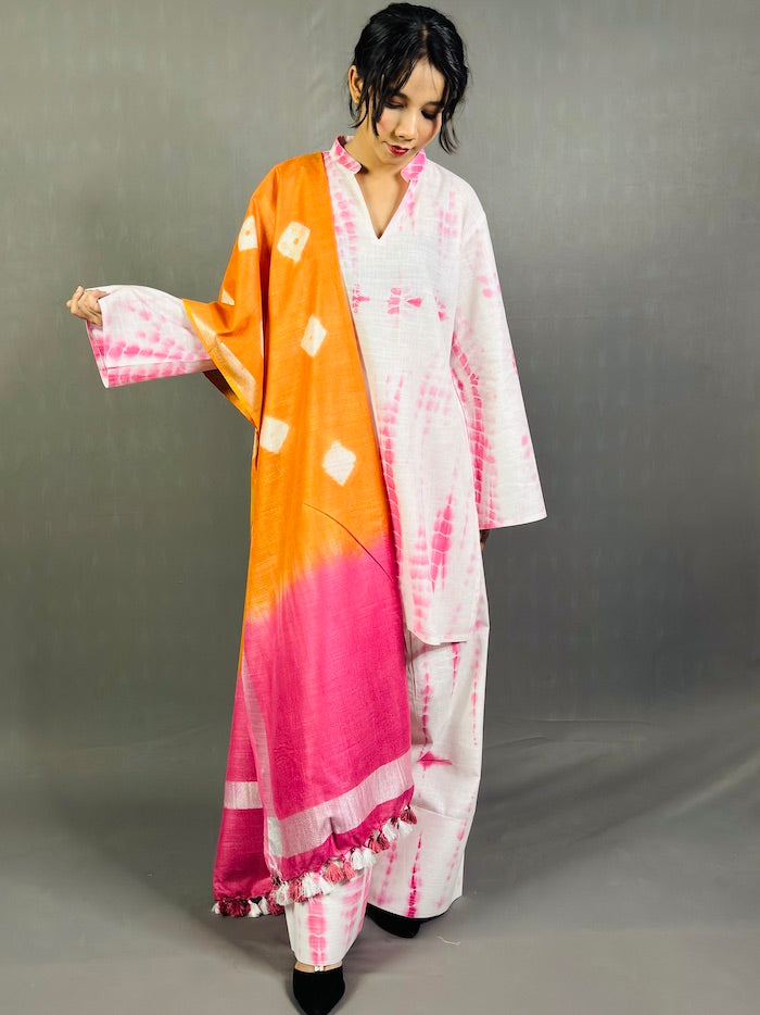 SHIBORI Cotton Kurta Set for women with beautiful print | Summer Kurta set
